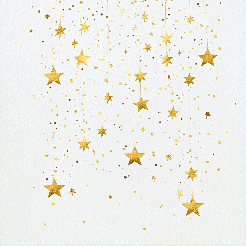exactly 5 small golden stars
